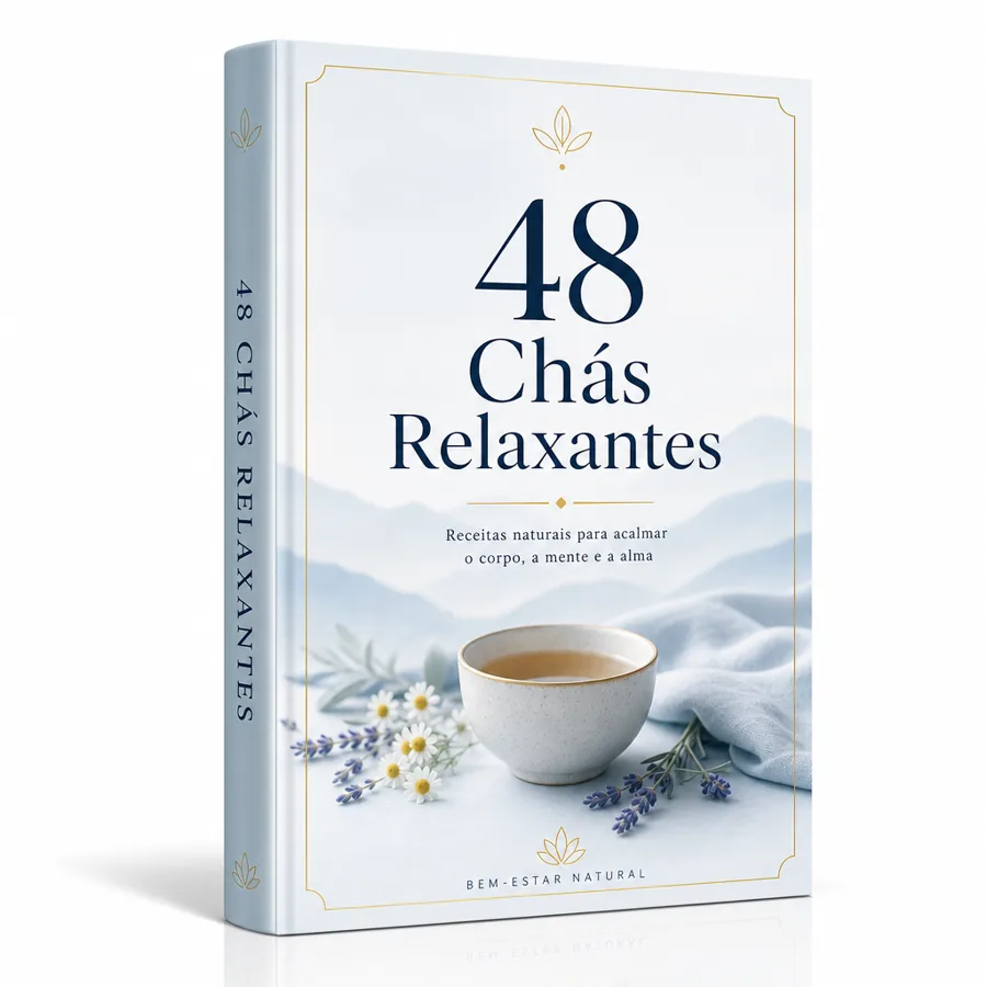 E-book 48 Receitas de Chás Relaxantes